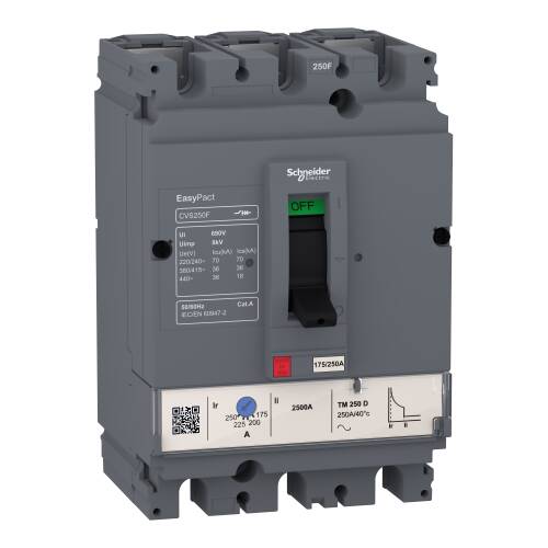 Schneider Electric LV525332 Easypact Cvs Cvs250F Tm200D Devre Kesici 3P/3D - 1