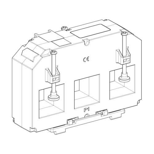 Schneider Electric METSECTV25006 Lvct - 3-İn-1 Solid Core Ct Rj45 - 25Mm - 60A : 0.333V Output - 1