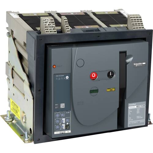 Schneider Electric MVS12H3NF5L Ep Mvs Cb 1250A 65Ka 3 Kutup Ef 240Vac Et5 Sabit Elektrikli Devre Kesici - 1