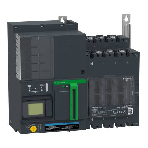 Schneider Electric TA25D3L1002TPE Transferpact Active Otomatik 100A 230V 3P Lcd 250A Kasa İçin - 1