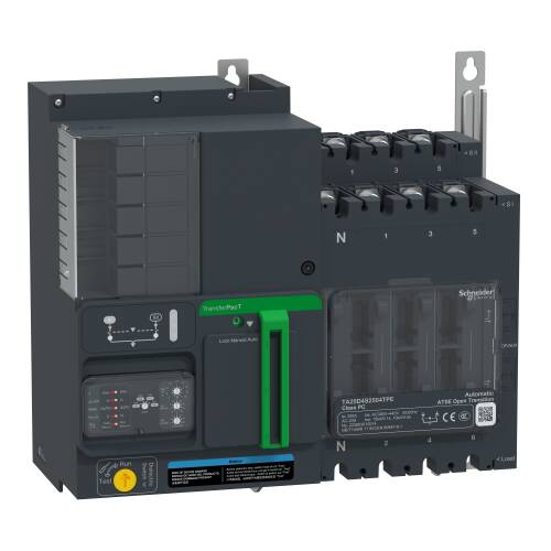 Schneider Electric TA25D4S2004TPE Transferpact Otomatik 200A 400V 4PDöner Mekanizma 250A Kasa İçin - 1