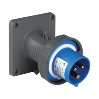 TP Electric 3021-318-0900 Hızlı Bağlantı IP67 3x16A CEE Norm Eğik Makine Fişi - 1