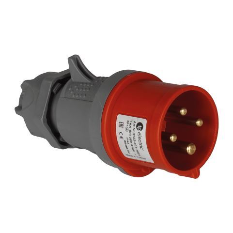 TP Electric 3022-301-1601 Hızlı Bağlantı IP44 4x16A CEE Norm Düz Fiş - 1