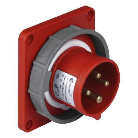 TP Electric 3023-320-1600 Hızlı Bağlantı IP67 4x16A CEE Norm Makine Fişi - 1