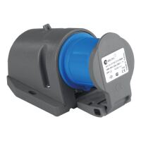 TP Electric 3024-313-0900 Hızlı Bağlantı IP44 3x32A CEE Norm Kapaklı Duvar Fişi - 1