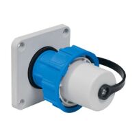 TP Electric 3101-402-0900 Vidalı Bağlantı 16A Kauçuk Makine Fişi Mavi - 1