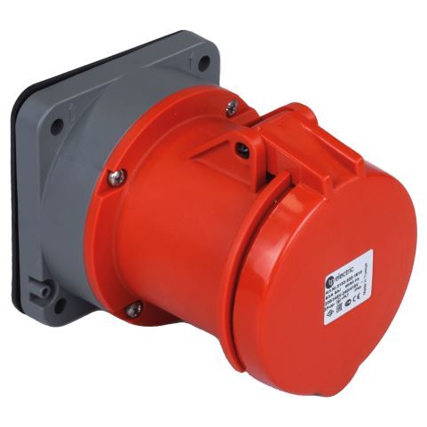 TP Electric 3131-322-1610 Vidalı Bağlantı IP44 4x63A Makine Prizi - 1