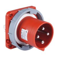 TP Electric 3132-320-1600 Vidalı Bağlantı IP67 4x63A Makine Fişi - 1