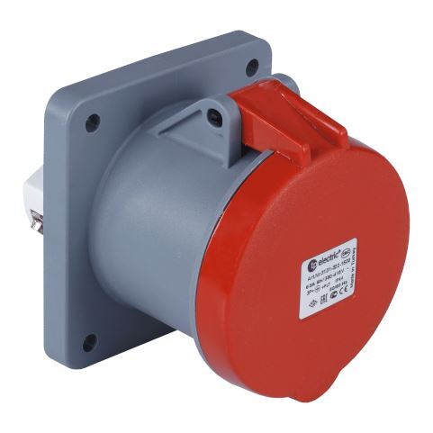 TP Electric 3133-322-1600 Vidalı Bağlantı IP44 5x63A Makine Prizi - 1