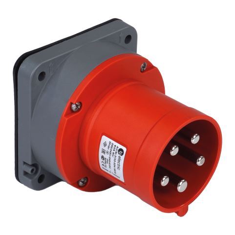 TP Electric 3133-324-1610 Vidalı Bağlantı IP44 5x63A Makine Fişi - 1