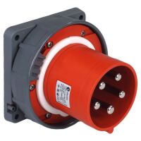 TP Electric 3134-324-1610 Vidalı Bağlantı IP67 5x63A Makine Fişi - 1