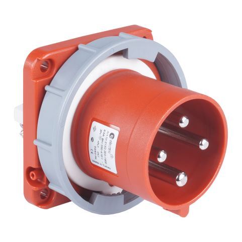 TP Electric 3137-320-1600 Vidalı Bağlantı IP67 4x125A Makine Fişi - 1