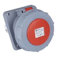 TP Electric 3138-309-1600 Vidalı Bağlantı IP67 5x125A Eğik Makine Prizi - 1