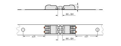 Wago 2060-952/028-000 2 Kutuplu Beyaz Kart-Kart Bağlantısı Pin Aralığı 4 mm - 3