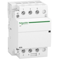 Schneider Electric A9C20843 iCT Sessiz Kontaktörler 40A 3NO 220-240 VAC - 1