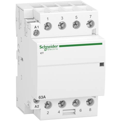 Schneider Electric A9C20864 iCT Sessiz Kontaktörler 63A 4NO 220-240 VAC - 1