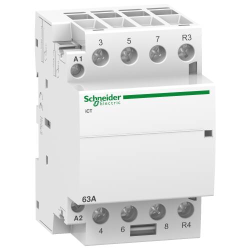 Schneider Electric A9C20869 iCT Sessiz Kontaktörler 63A 3NO+1NC 220-240 VAC - 1