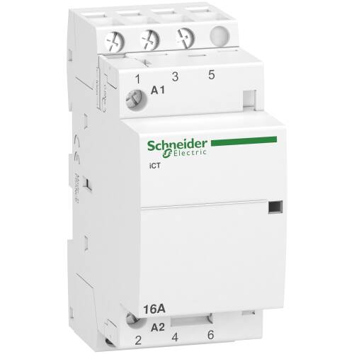 Schneider Electric A9C22813 iCT Sessiz Kontaktörler 16A 3NO 220-240 VAC - 1