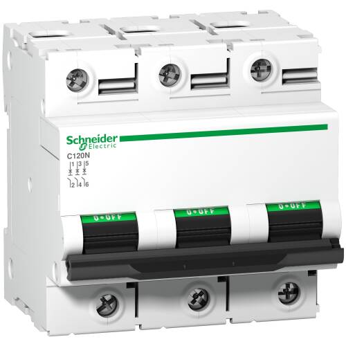 Schneider Electric A9N18365 Acti9 C120N 3 Kutup 80A 10kA C eğrisi Otomat - 1