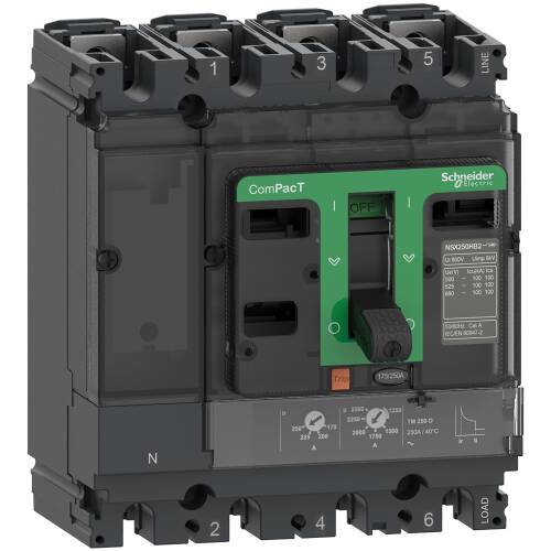 Schneider Electric C10F6TM016 Compact Şalter Nsx100F 36Ka Ac 4P3D 16A Tmd - 1