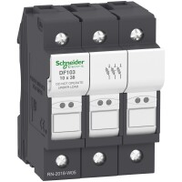 Schneider Electric DF103 Tesys Sigorta Bağlantı Kesici 3P 32A Sigorta Boyutu 10 X 38 Mm - 1