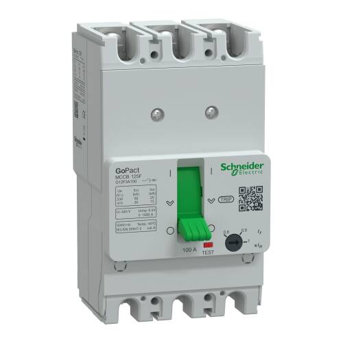 Schneider Electric G12F3A100 Gopact Mccb 125F 3P3D 100A Ayarlanabilir - 1