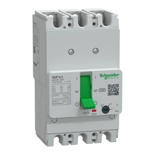 Schneider Electric G12F3A125 Gopact Mccb 125F 3P3D 125A Ayarlanabilir - 1