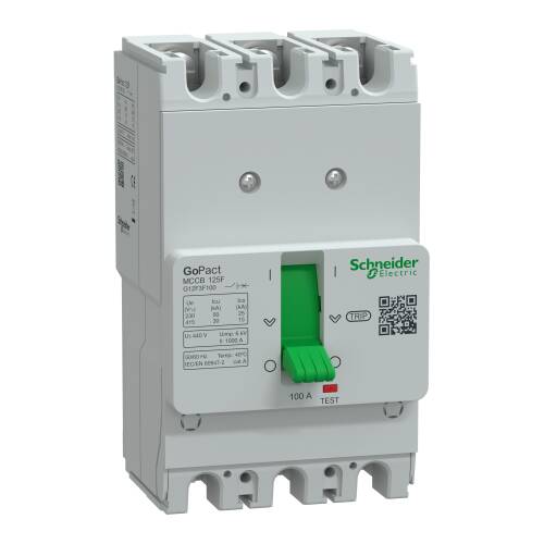 Schneider Electric G12F3F100 Gopact Şalter 125F 30Ka Ac 3P3D 100A Sabit - 1