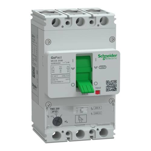 Schneider Electric G20B3A200 Gopact Şalter 200B 3P3D 25Ka Ac 200A Tmd Ayarlanabilir - 1