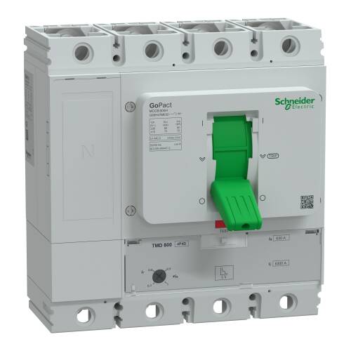 Schneider Electric G80H4TM630 Circuit Breaker Gopact Mccb 800 4 Poles 70Ka At 415Vac 630A Rating Tmd Trip Unit Ayarlanabilir - 1