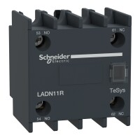 Schneider Electric LADN11R TeSys Deca Yardımcı kontak bloğu 1NA1NK Toza Karşı Dayanıklı - 1