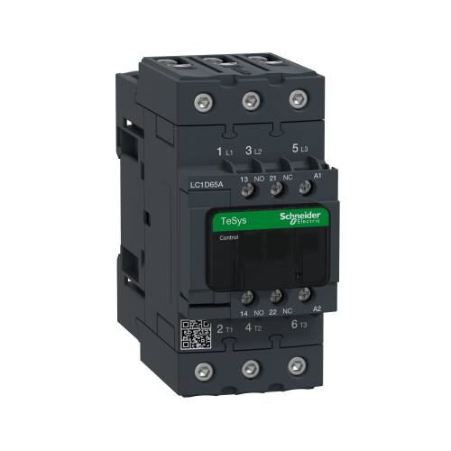 Schneider Electric LC1D65AM7 TeSys Deca Kontaktör 3 Kutup 65A AC3 220VAC - 1