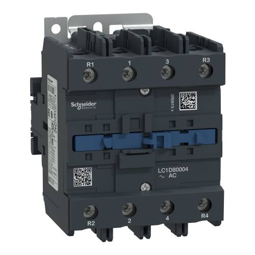 Schneider Electric LC1D80004B7 TeSys Deca Kontaktör 4 Kutup 125A AC1 24VAC 4NA - 1