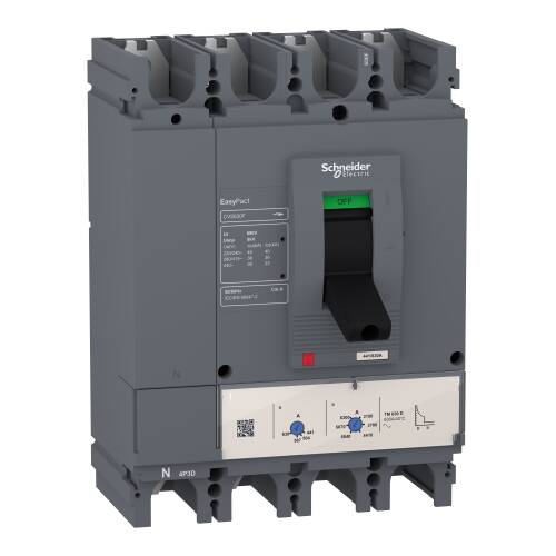 Schneider Electric LV563310 Devre Kesici Easypact Cvs630F 36Ka 415Vac'De 630A Tmd Açtırma Ünitesi 4P 3D - 1