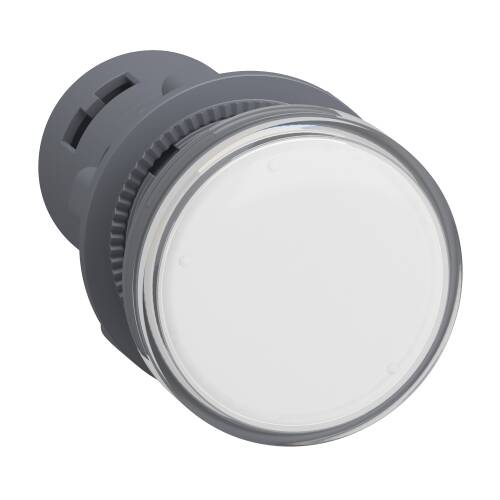 Sinyal Lambası Plastik Beyaz Ø 22 mm LED'li 24 V AC/DC - 1