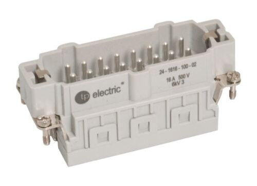 TP Electric 24-1016-100-02 Yaylı Bağlantı 10x16A Fiş Çekirdek (1-10) - 1