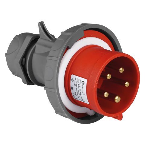 TP Electric 3106-350-1600 Vidalı Bağlantı IP67 5x16A Düz Fiş - 1